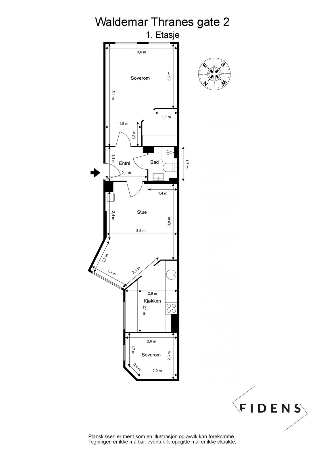 Plantegning Galleribilde