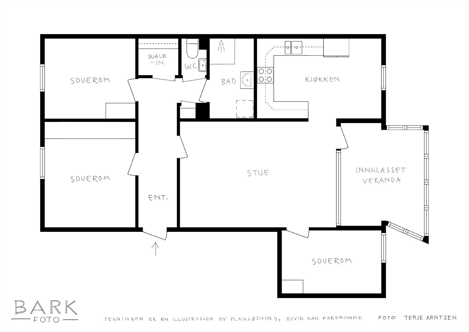 Plantegning Galleribilde