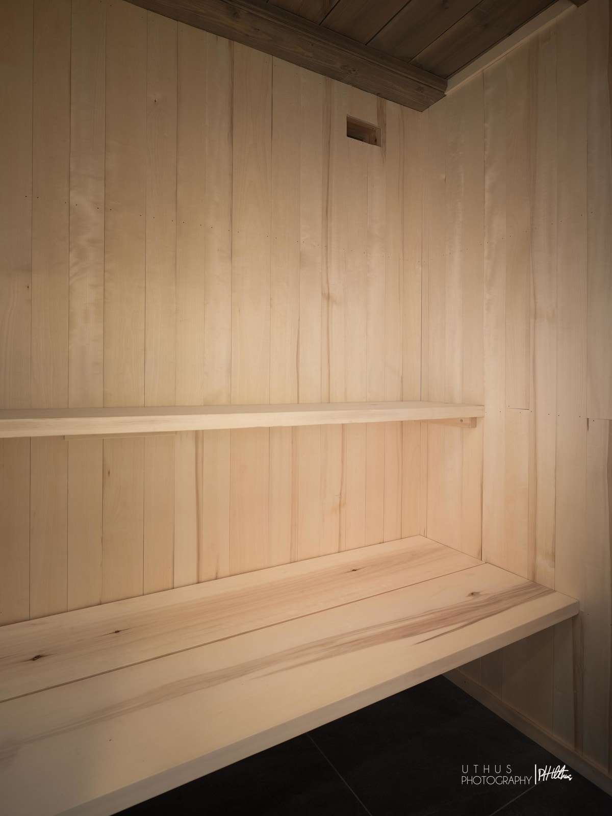 Lekkerbadstue med tilgang fra badet. Galleribilde