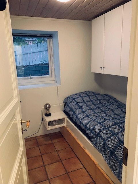 Soverom - sengen er fjernet. Galleribilde