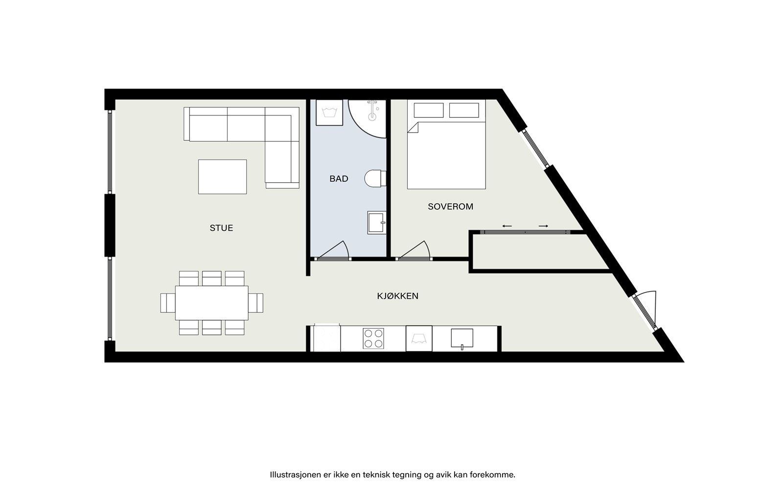 Planskisse Galleribilde