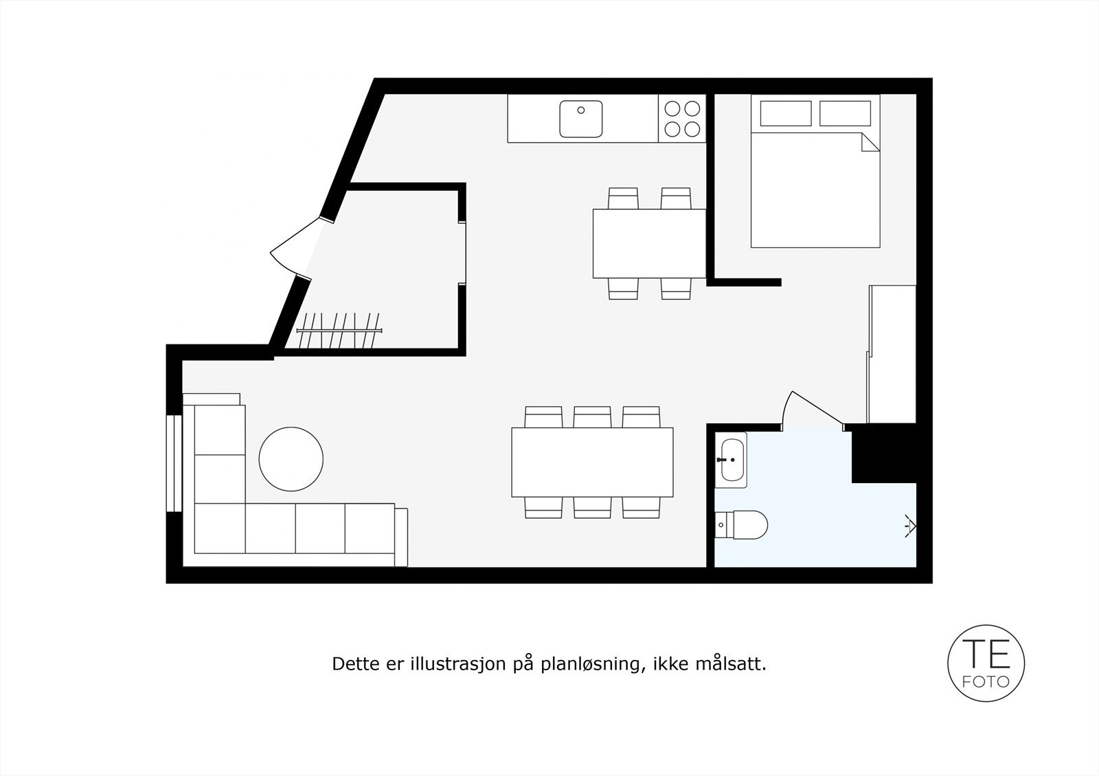 Plantegning Galleribilde