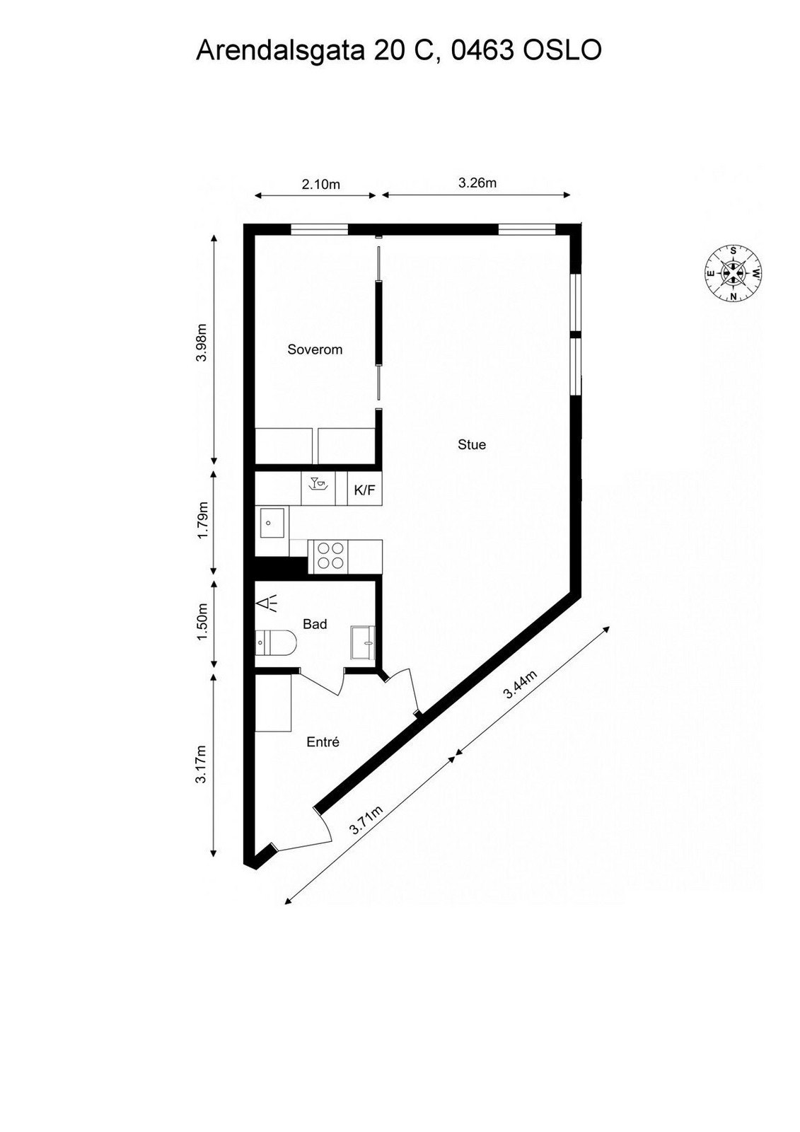 Plantegning Galleribilde