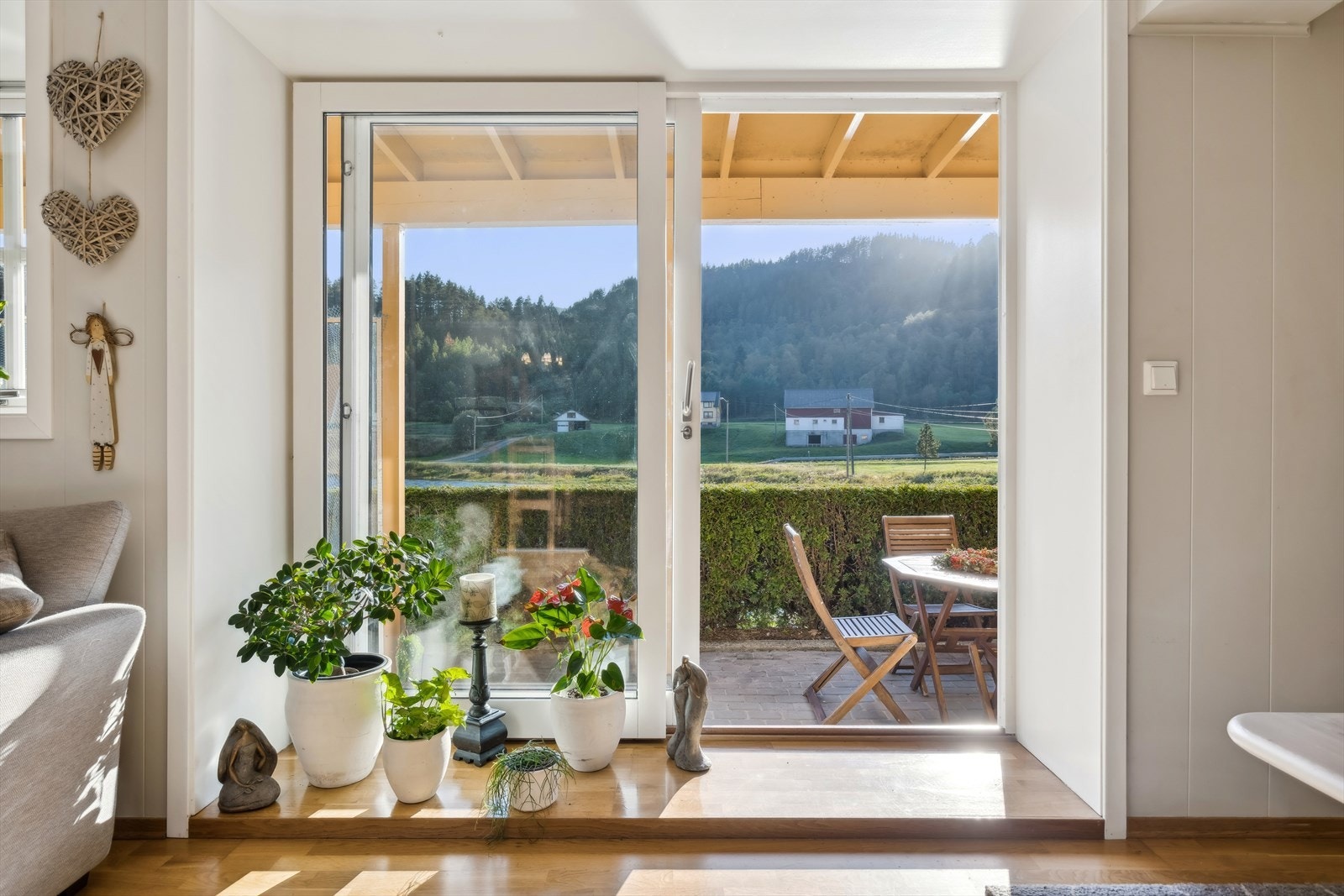 Pen utsikt fra stuen Galleribilde