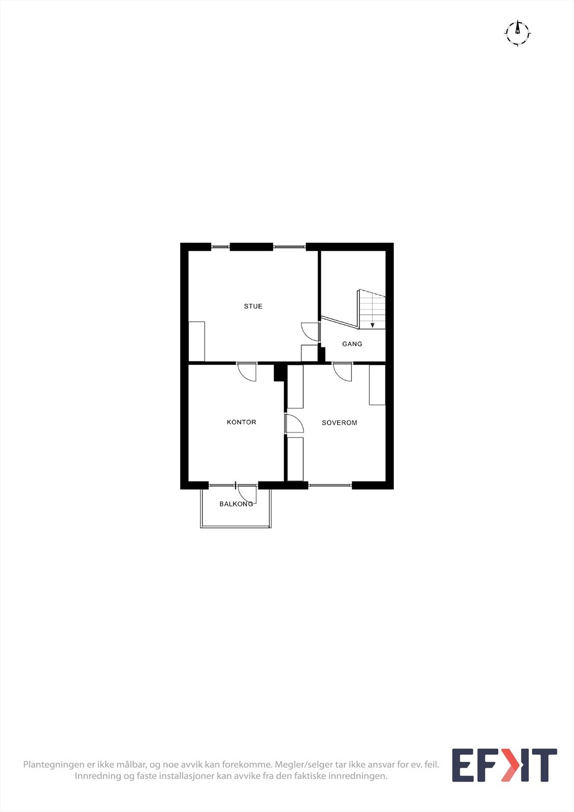 Plantegning 2. etasje Galleribilde