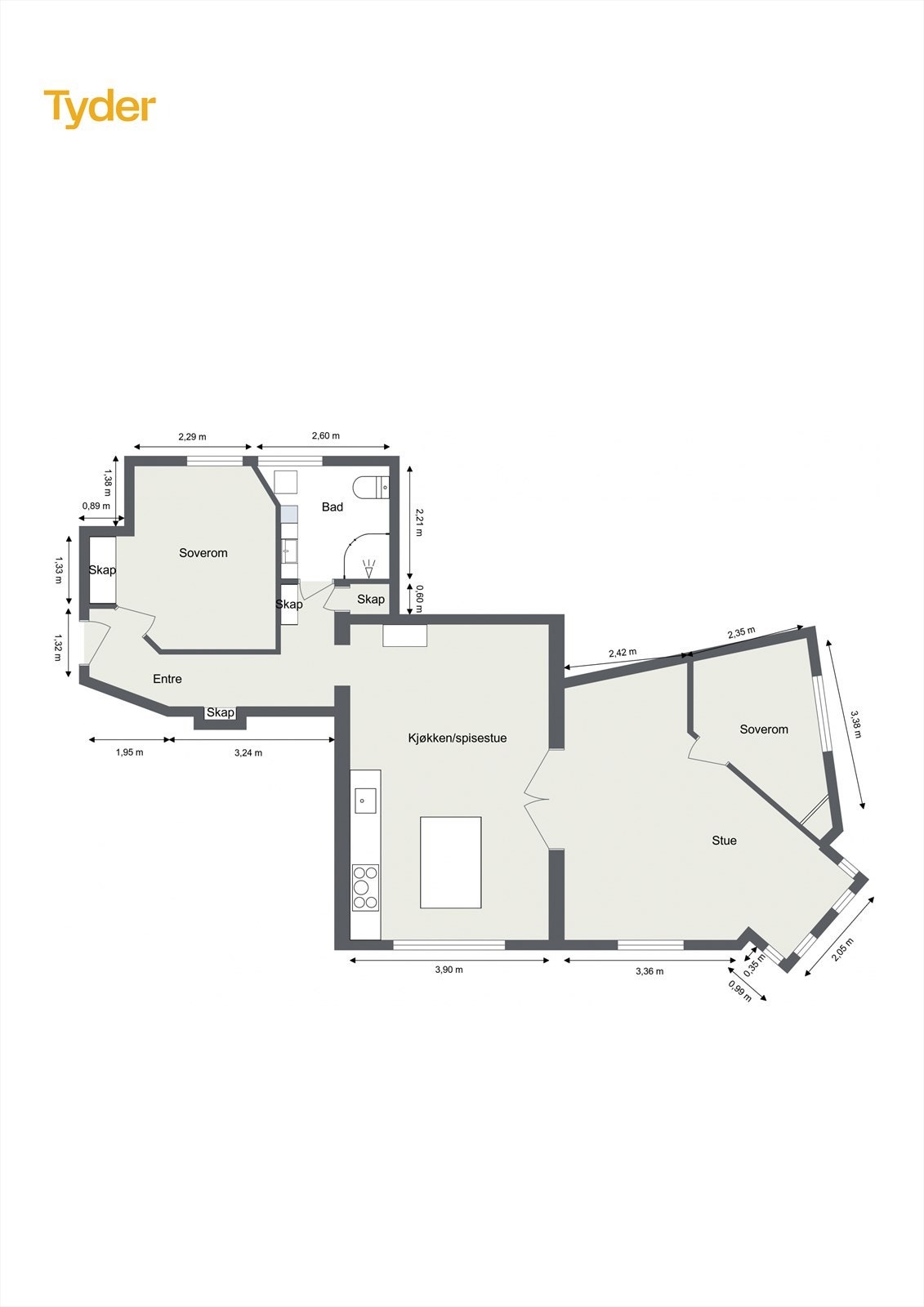 Plantegning Galleribilde