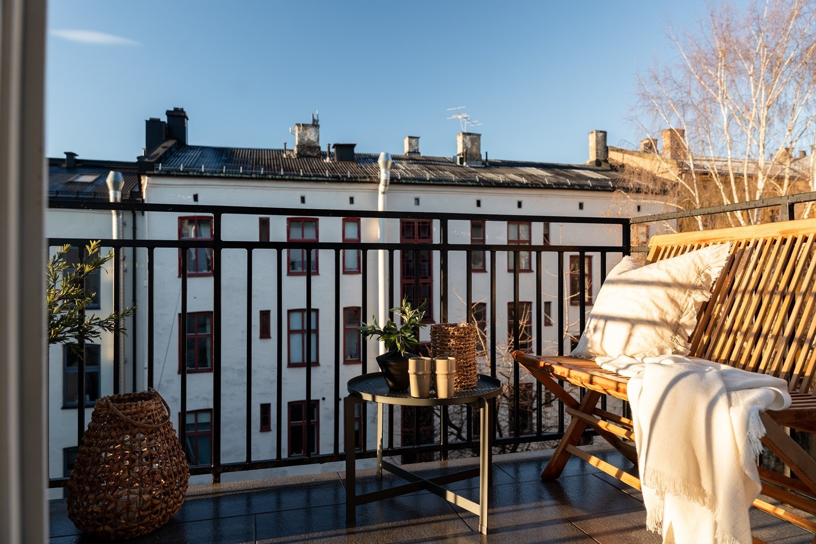 God plass til balkongmøbler, grill etc. Galleribilde