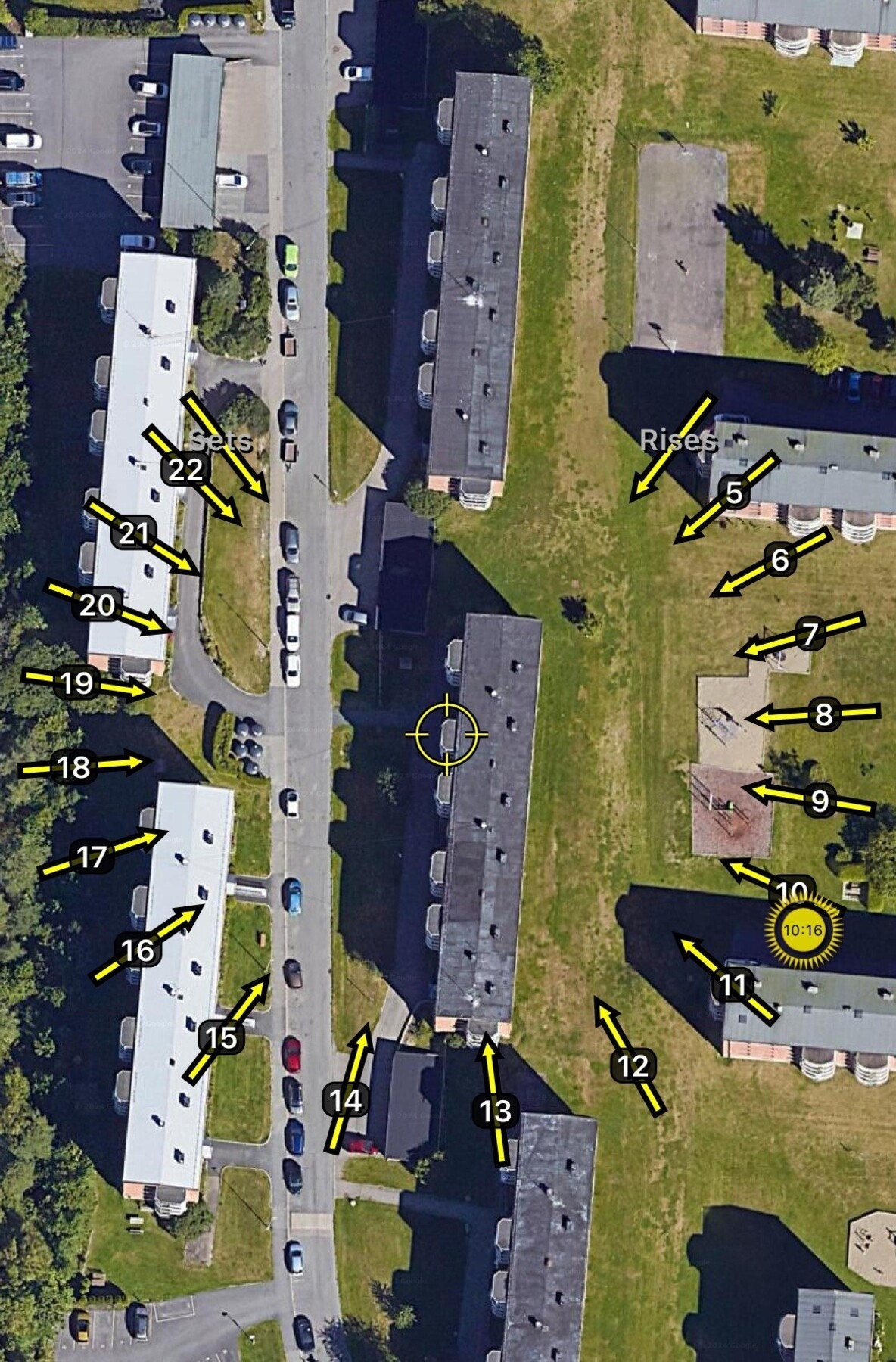 Den vestvendte beliggenheten sørger for meget gode solforhold på balkongen. Galleribilde