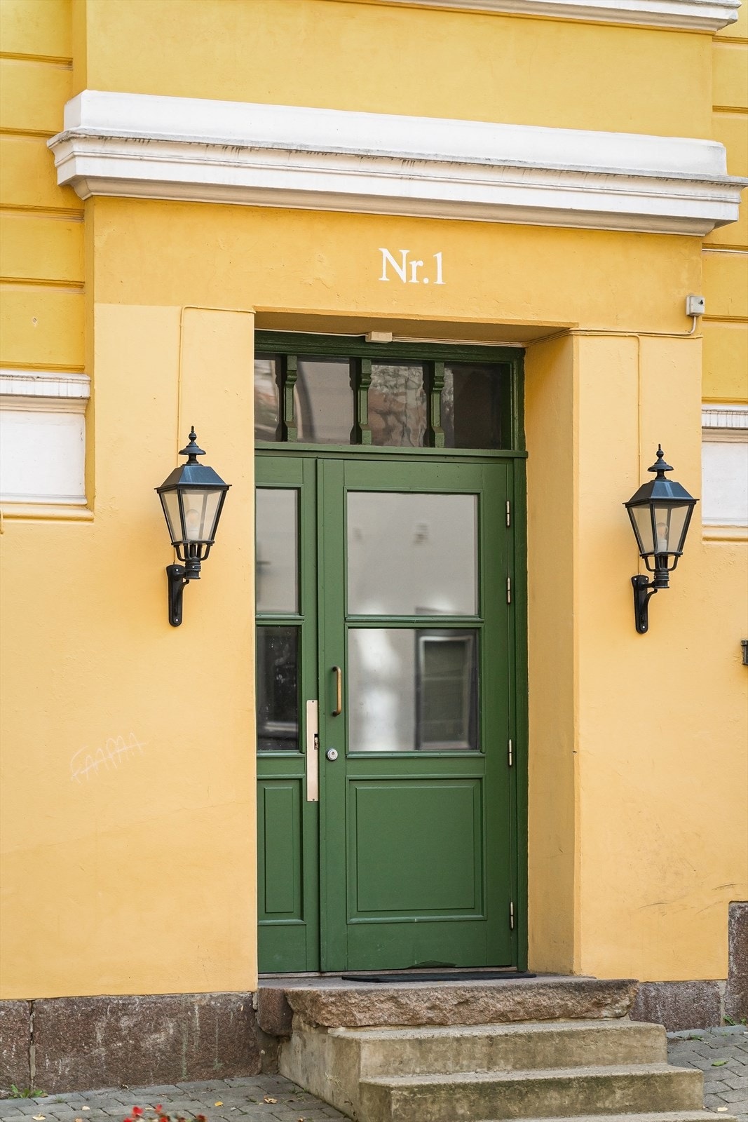 Innbydende inngangsparti. Galleribilde