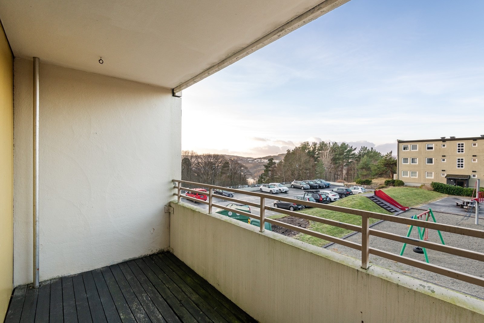 Her kan du nyte sommerdagene på balkongen. Galleribilde