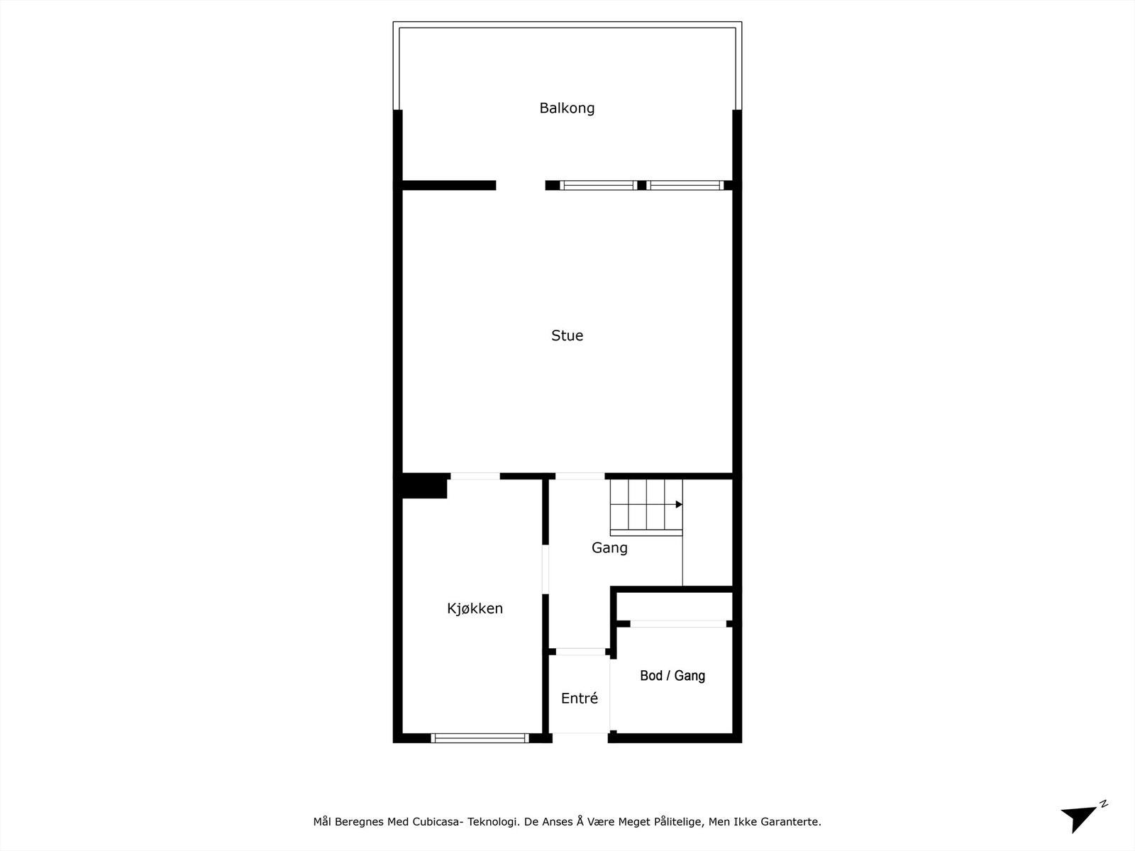 Plan 1 i leiligheten Galleribilde