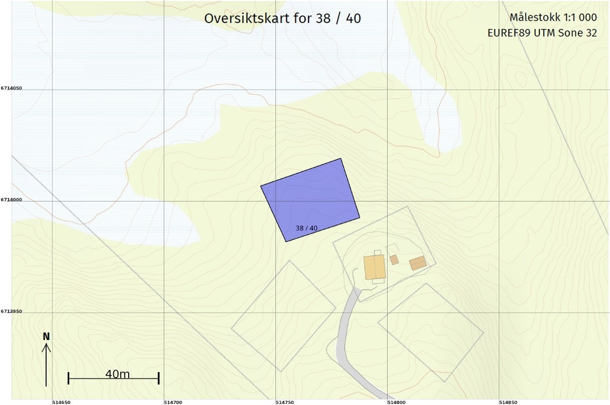 Gnr. 38 Bnr. 40 - Areal: Ca 1 006 kvm. Galleribilde