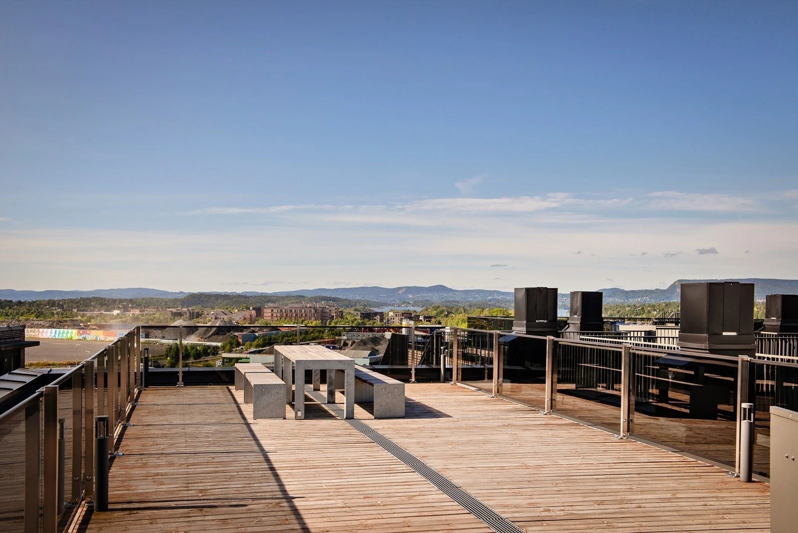 Illustrasjonsbilde av takterrassen Galleribilde