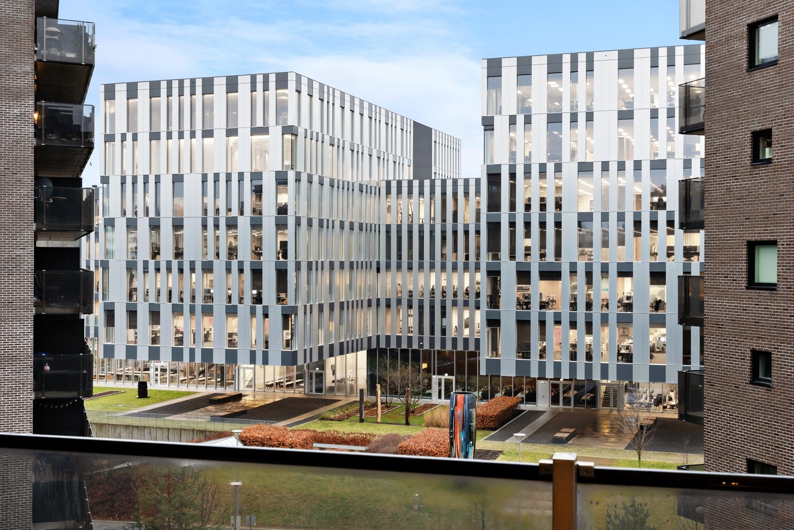 Urban utsikt over Fornebuporten Galleribilde