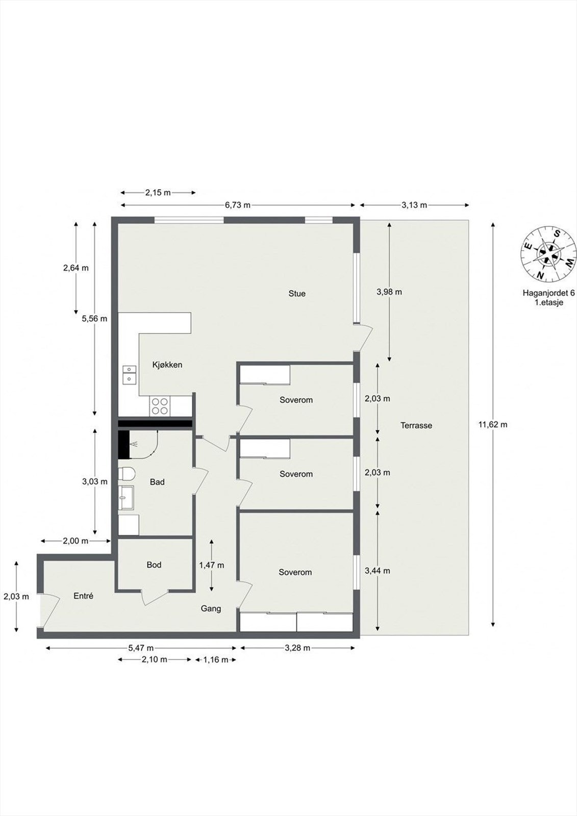 Plantegning. Galleribilde