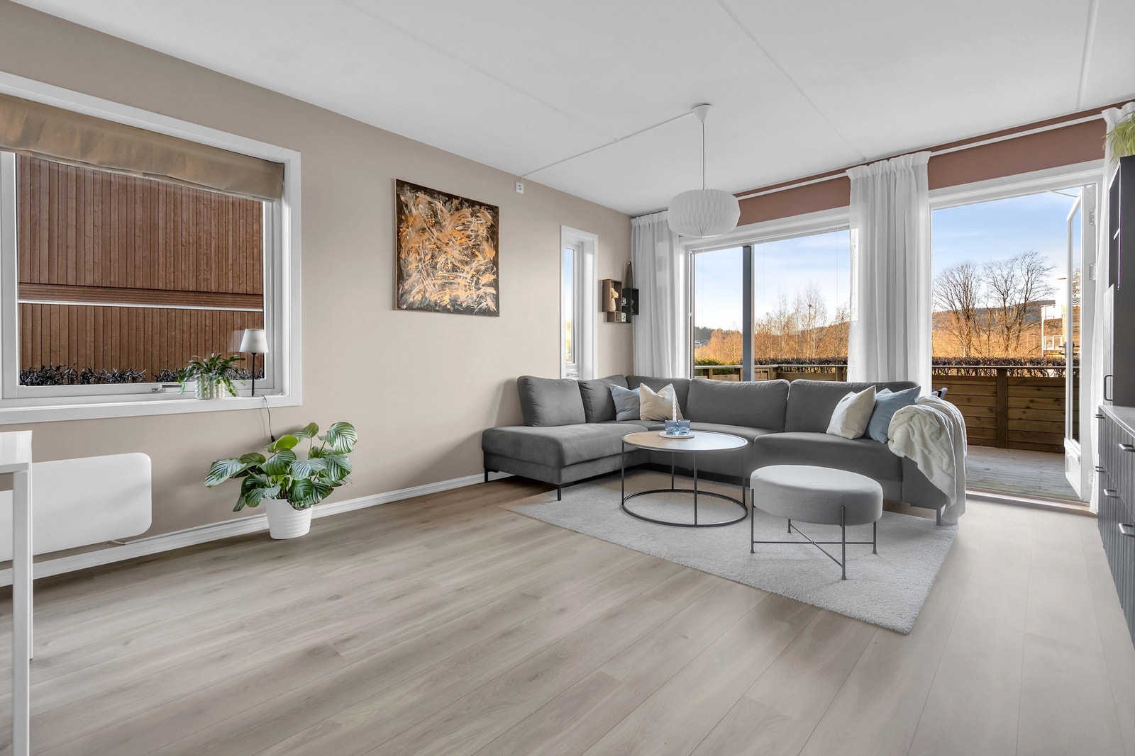 Her er det lite som må til for å innrede rommet og gi det et personlig preg. Galleribilde