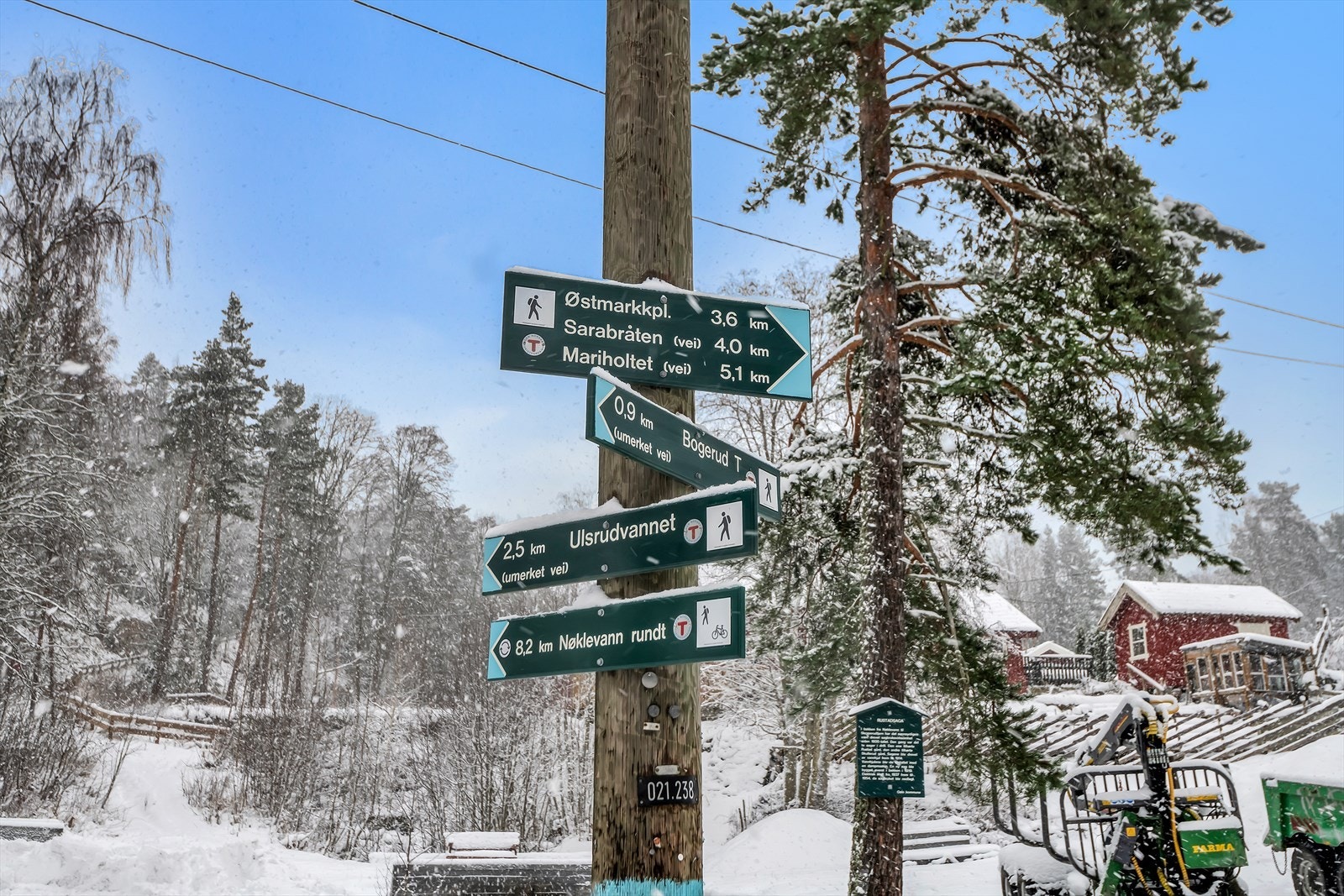 Kort vei til Østmarka med flotte turmuligheter Galleribilde