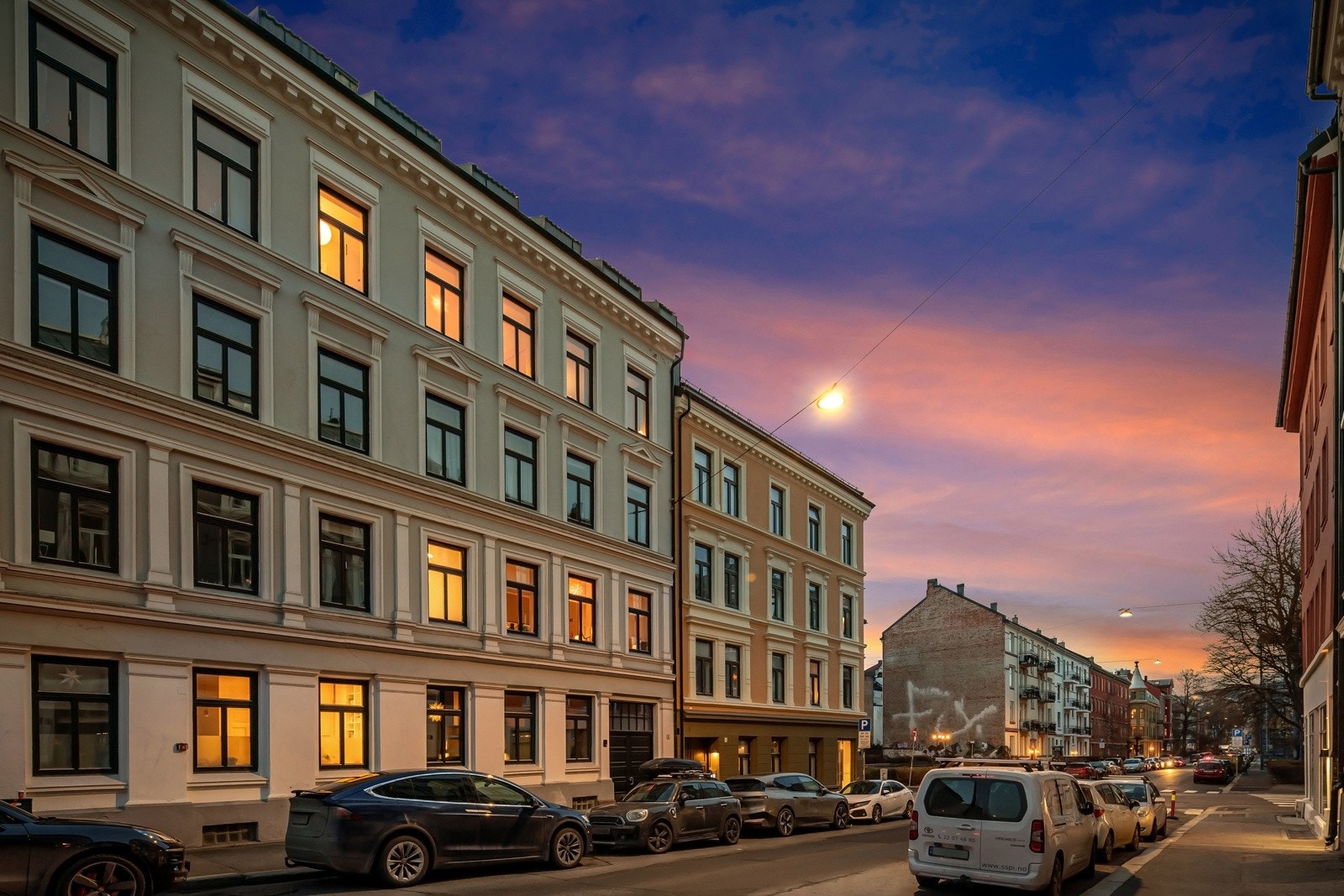 Klassisk fasade. Galleribilde