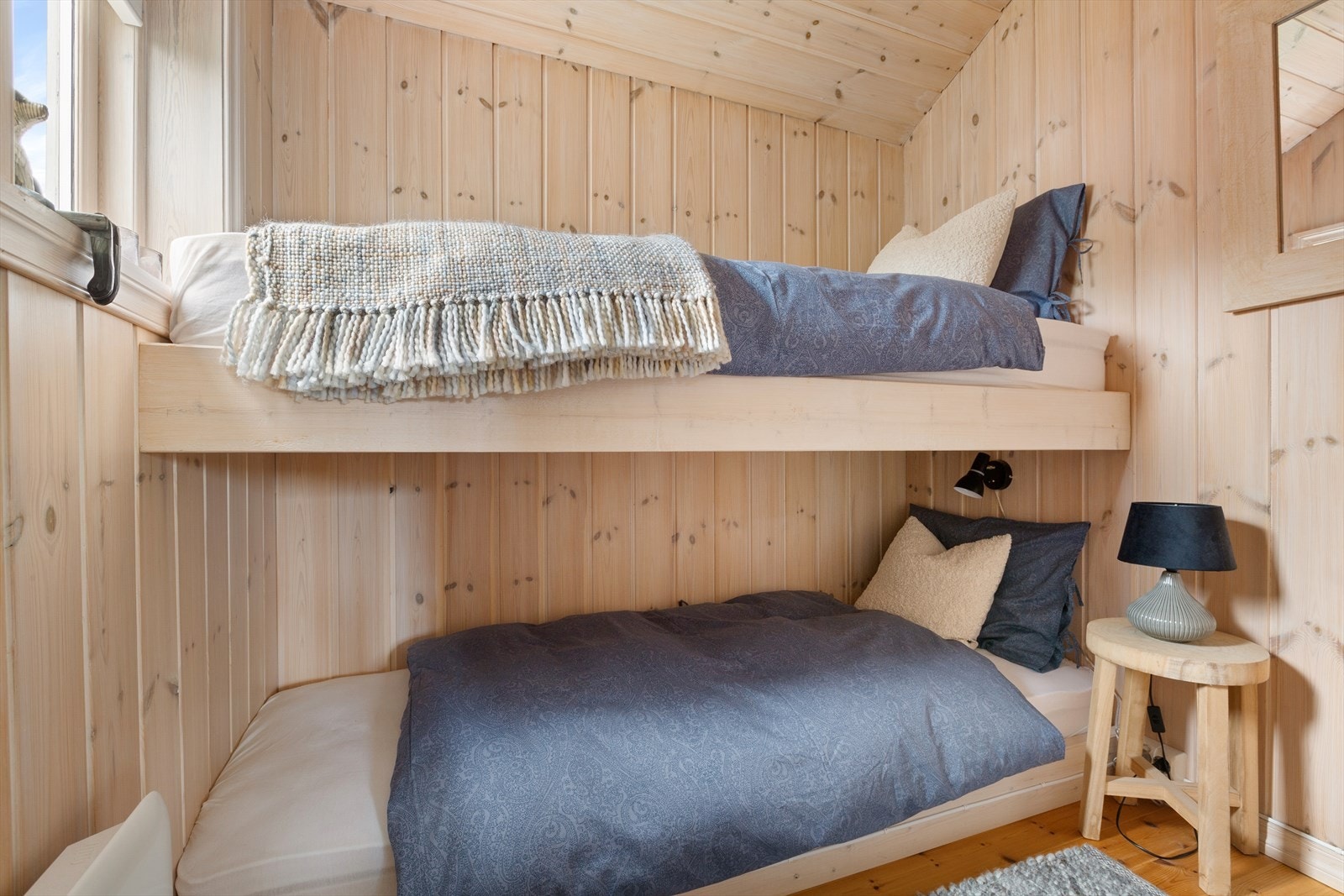 Hytten har totalt fire soverom Galleribilde