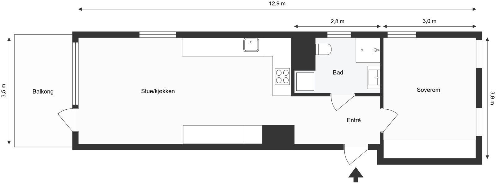Plantegning. Galleribilde