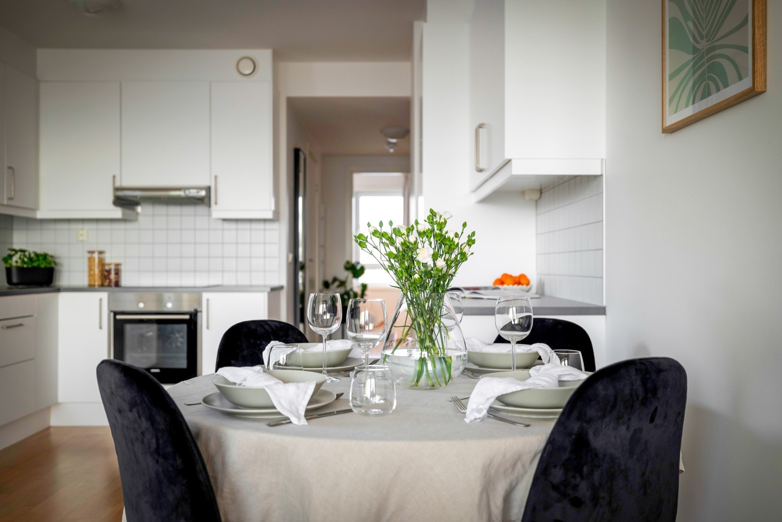 God plass til spisebord. Galleribilde