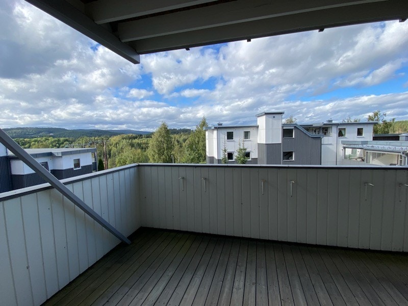 Romslig overbygget balkong Galleribilde