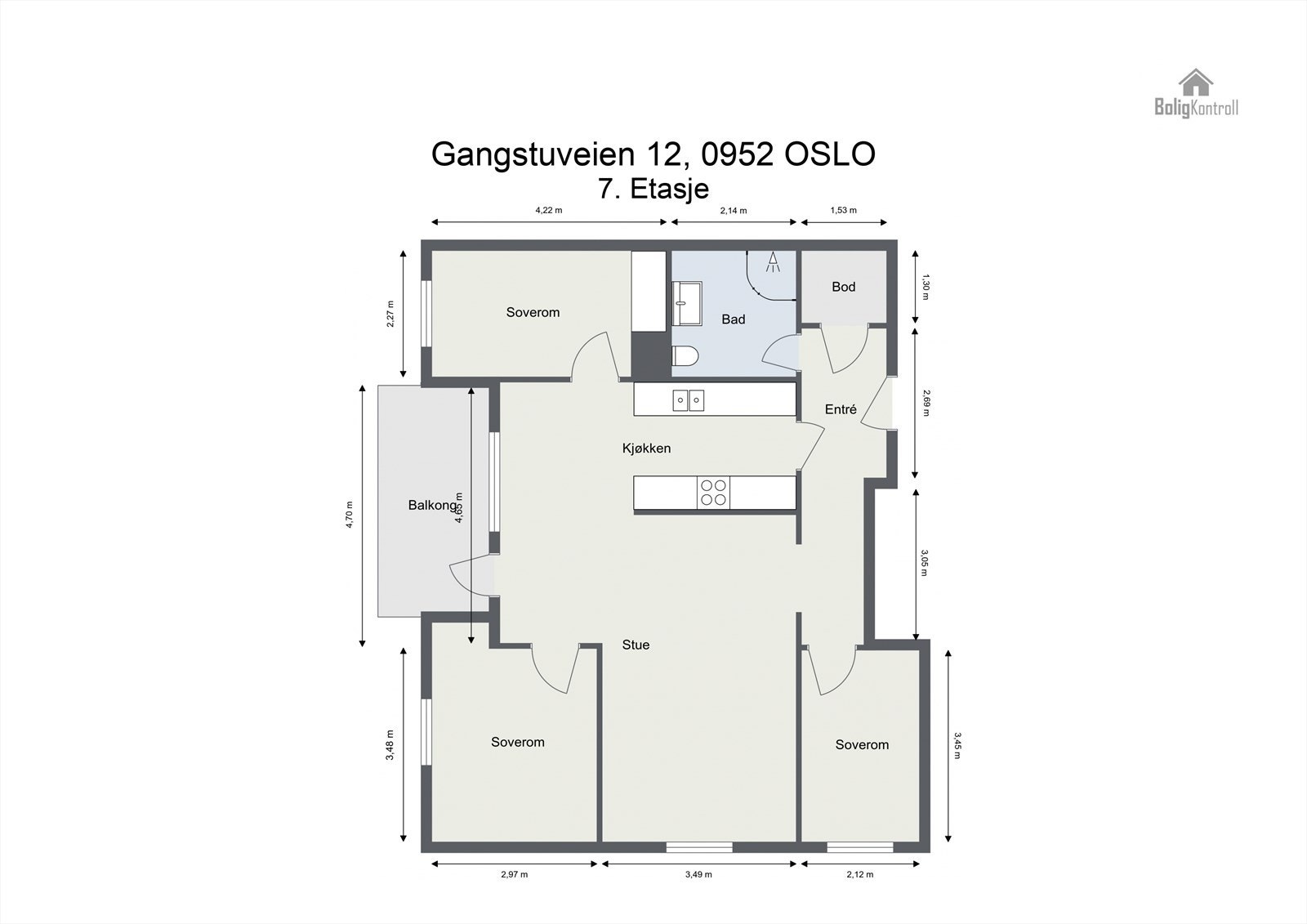 Plantegning. Galleribilde