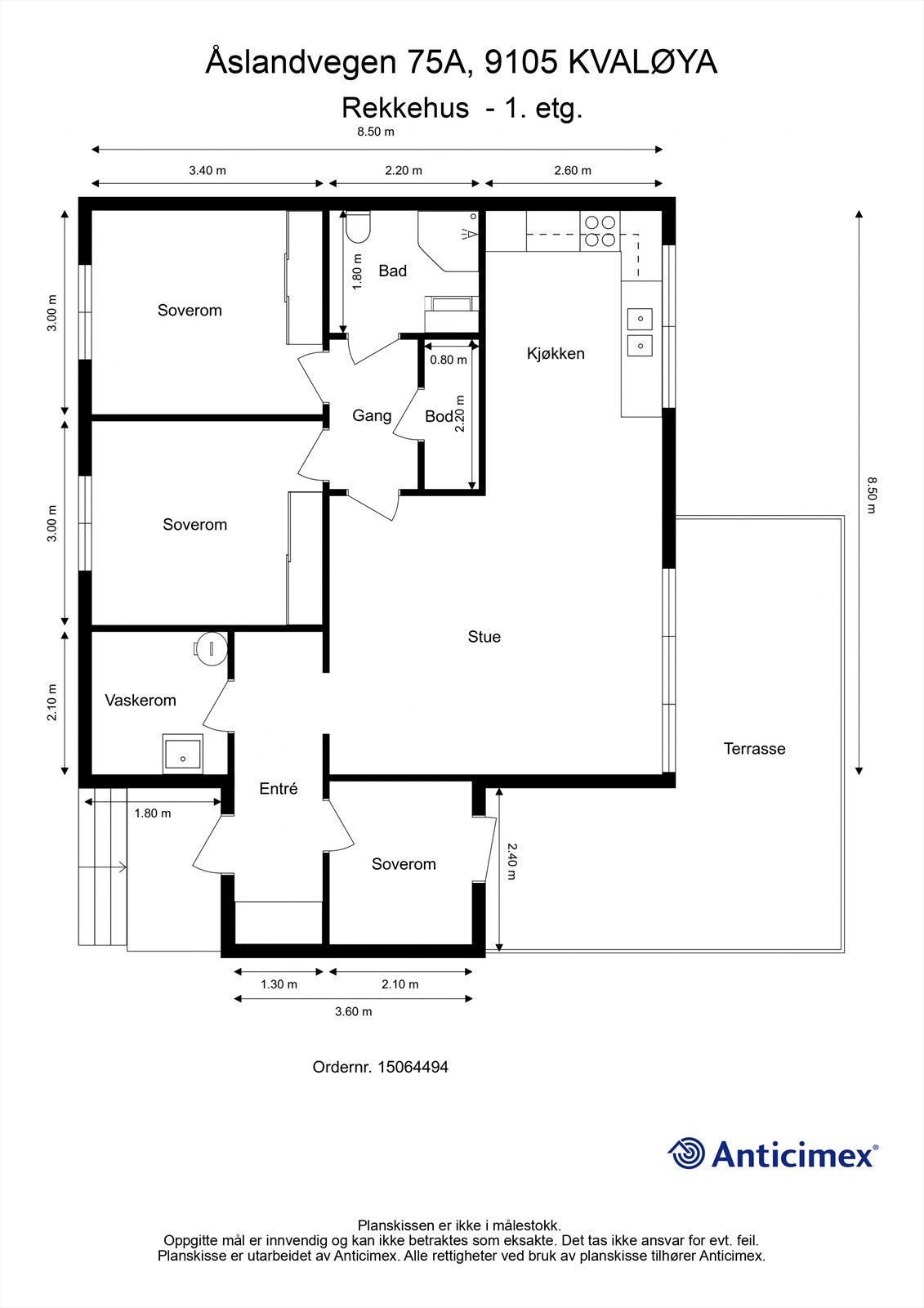 Plantegning Galleribilde
