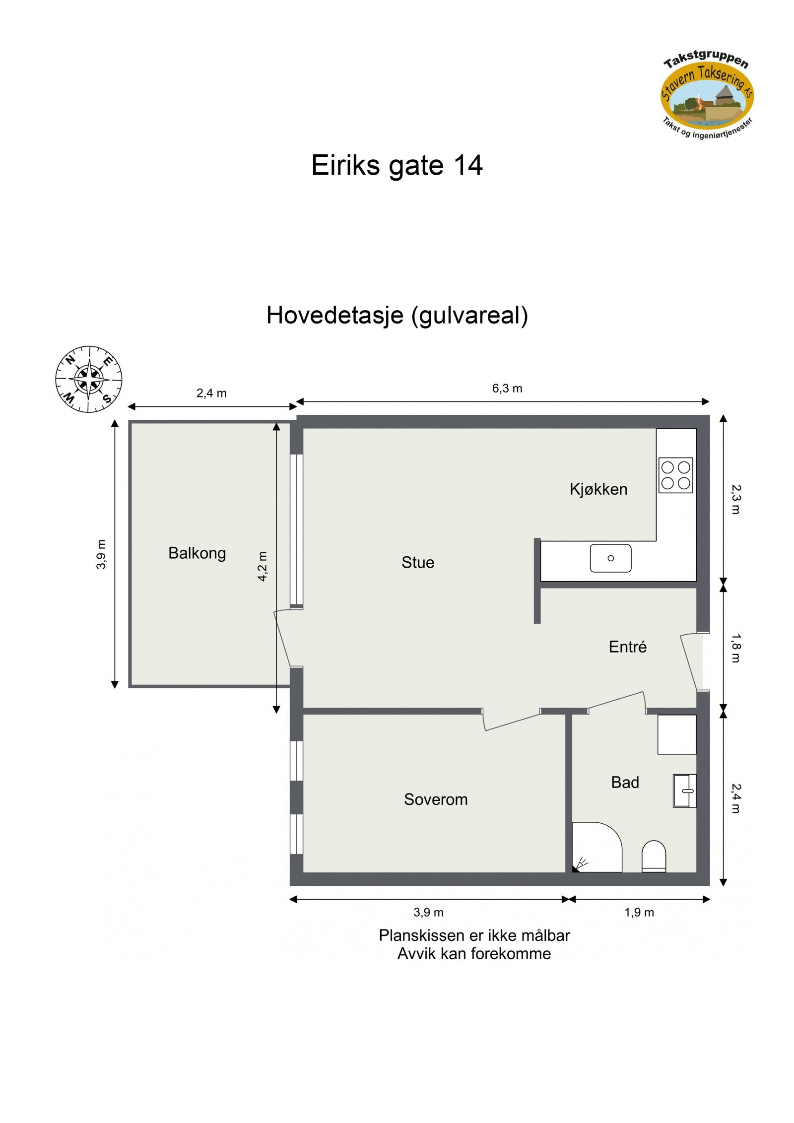 Plantegning. Galleribilde