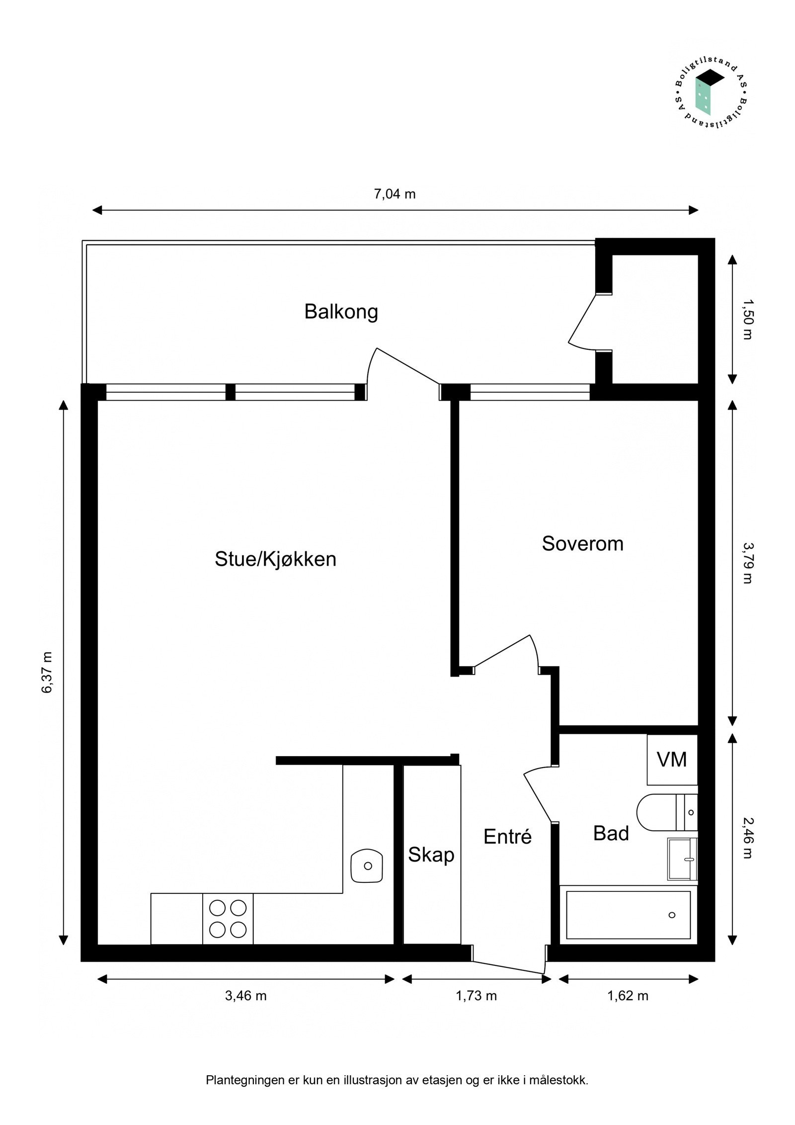 Plantegning Galleribilde