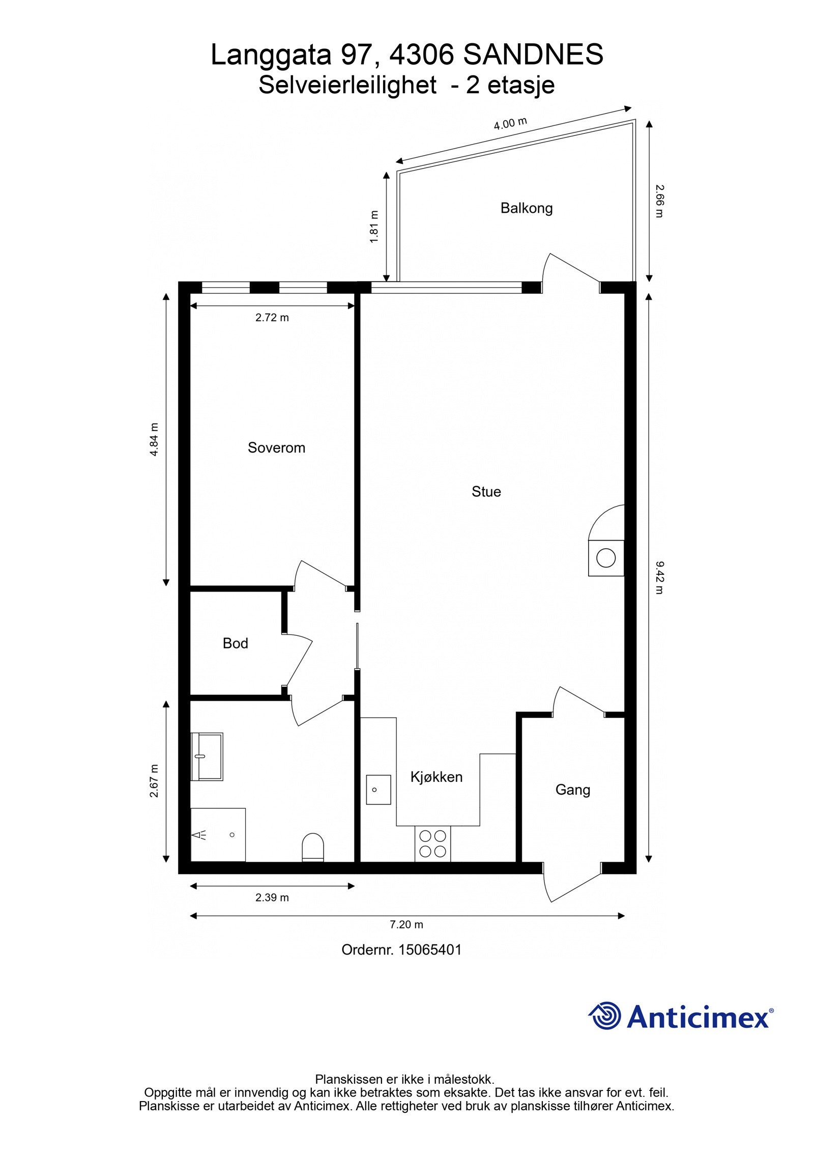 Plantegning Galleribilde