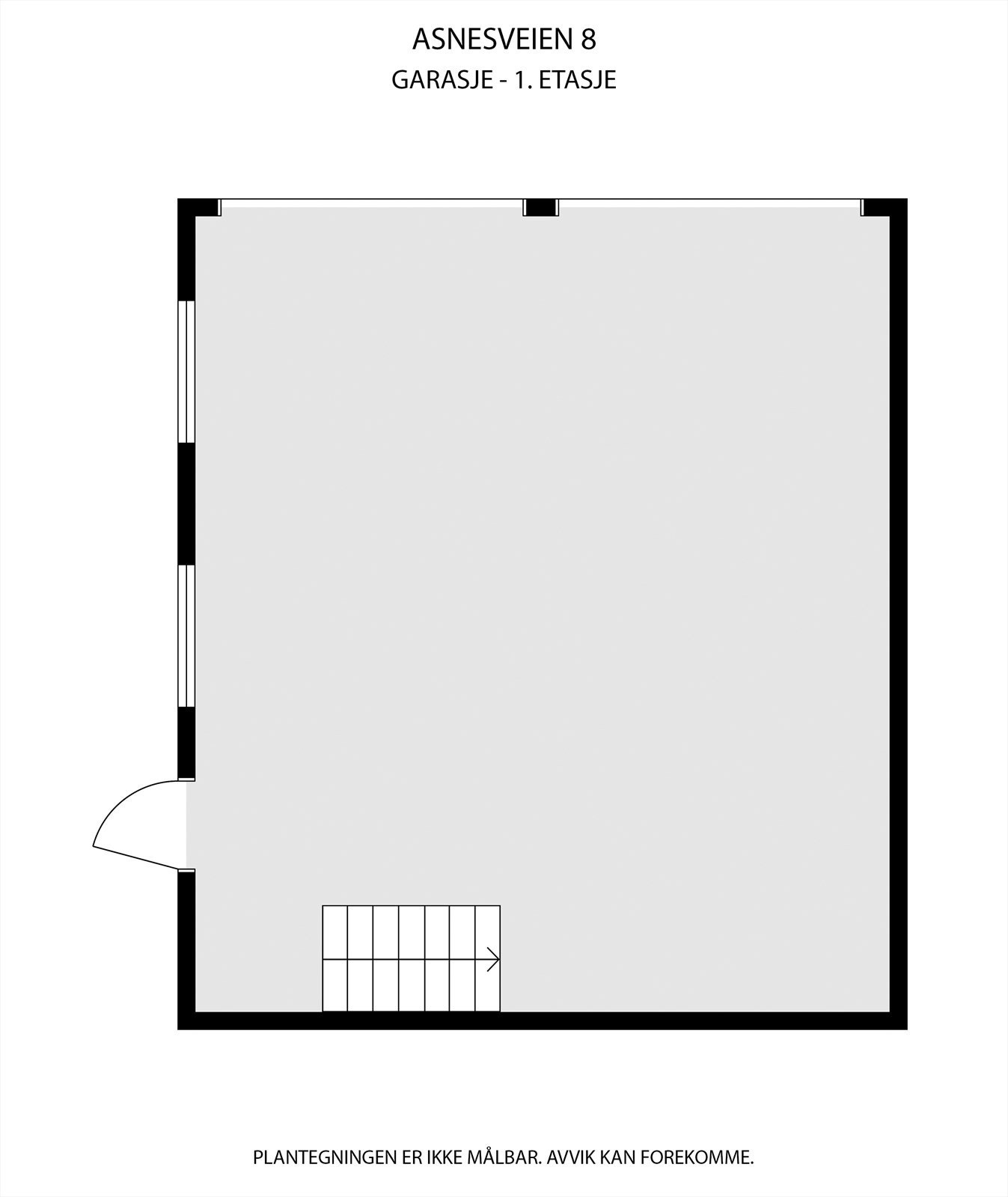 Plantegning av garasjen Galleribilde