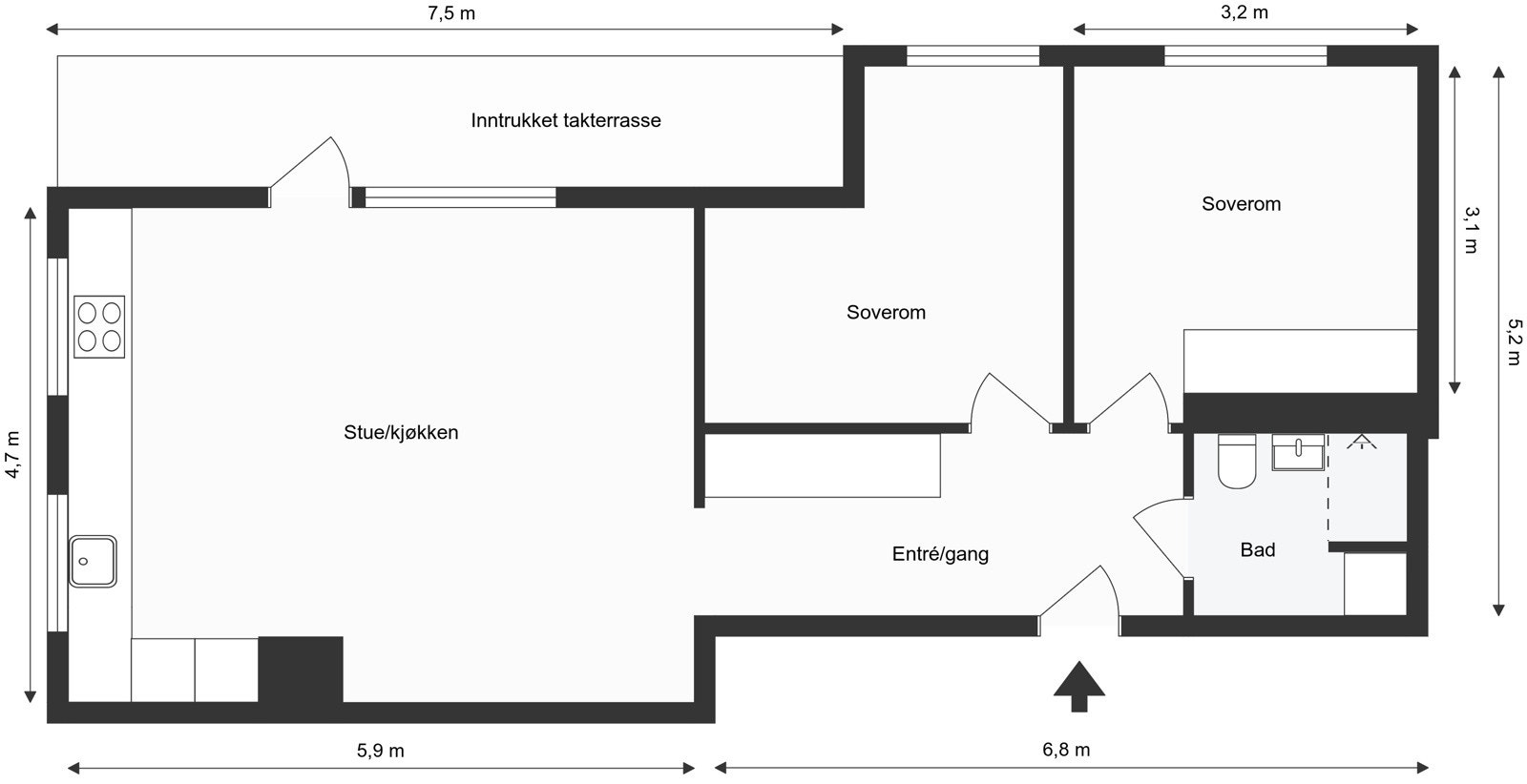 Plantegning. Galleribilde