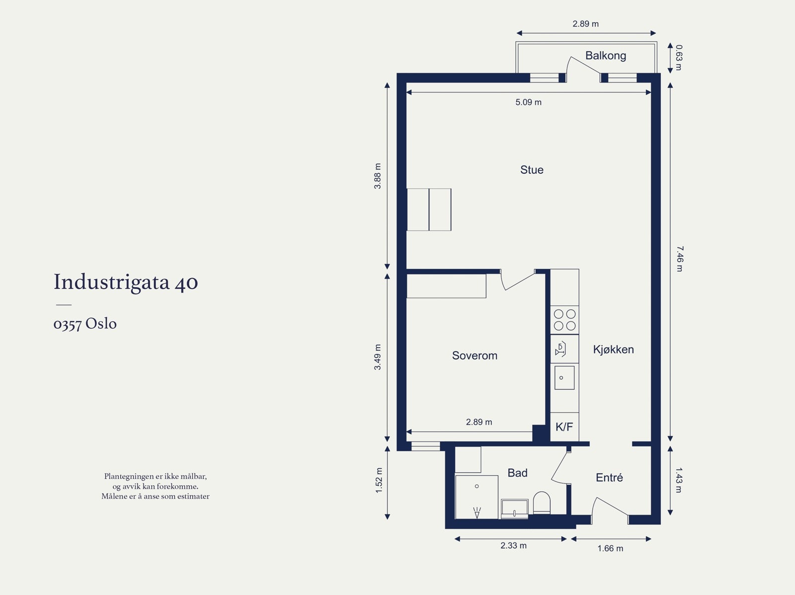 Plantegning - 5. etasje Galleribilde