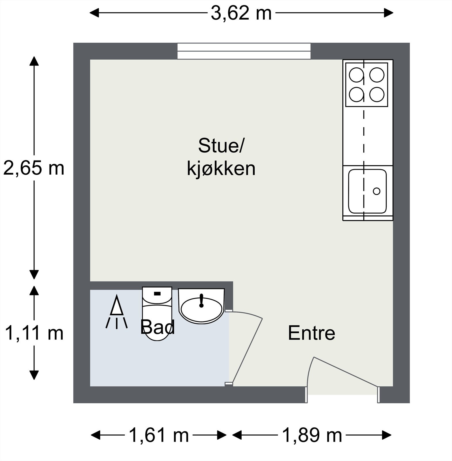 Plantegning Galleribilde