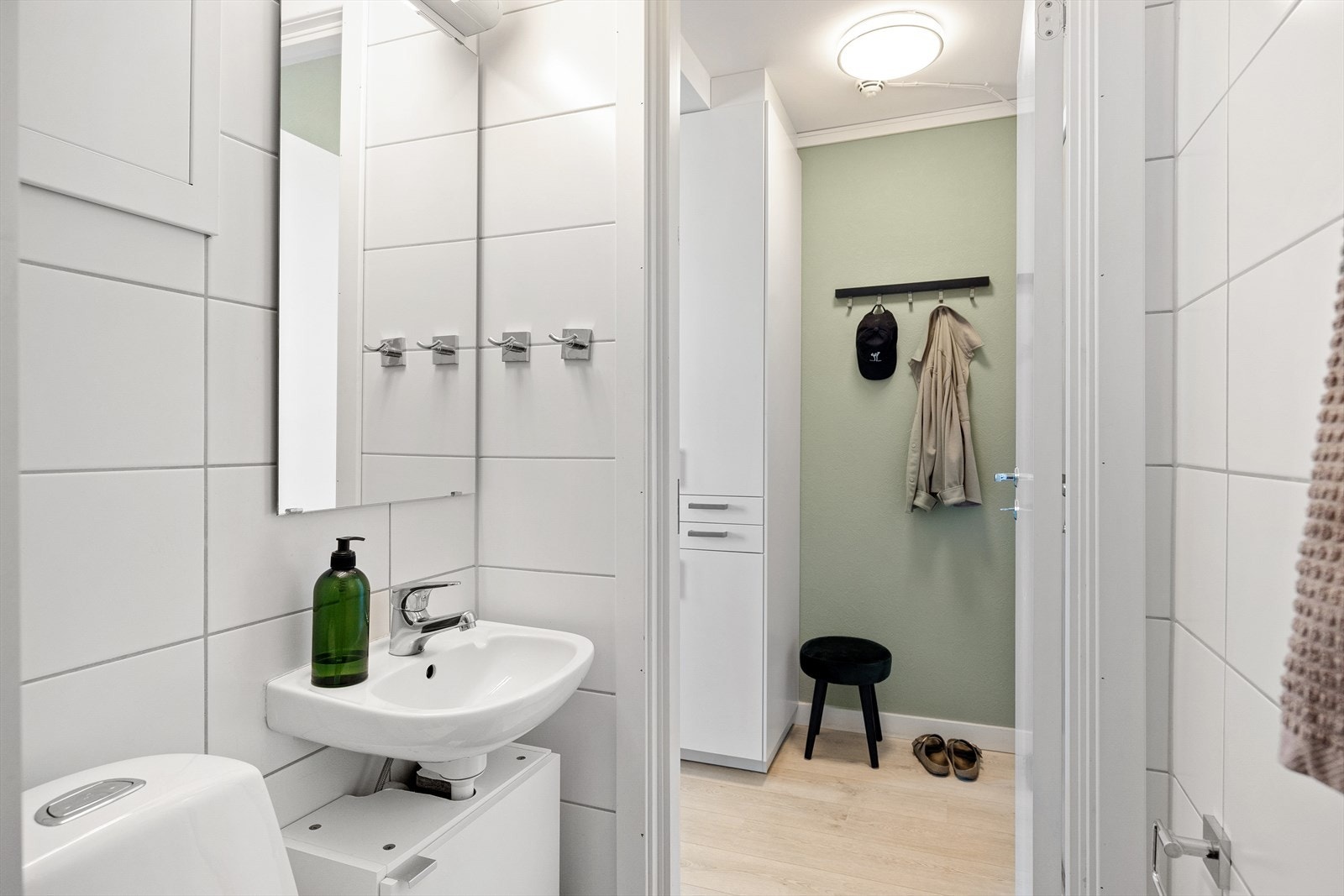 Badet er pusset opp i regi av borettslaget, og var ferdigstilt i 2014. Galleribilde