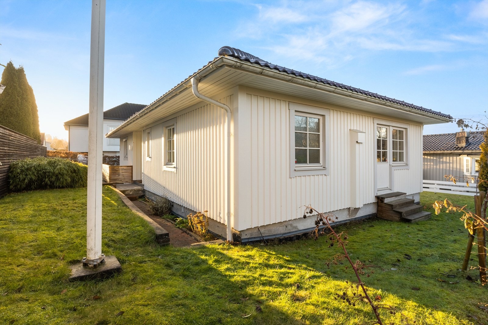 Fin boltreplass rundt boligen. Galleribilde