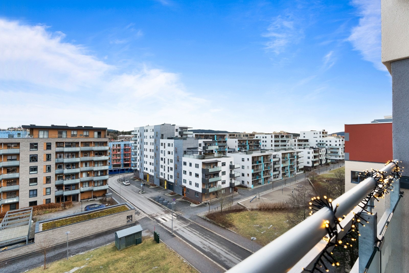 Utsikt fra balkongen. Galleribilde