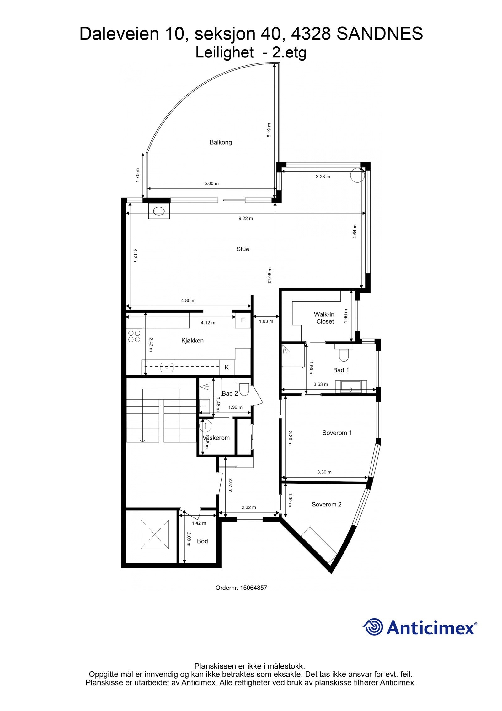Plantegning Galleribilde