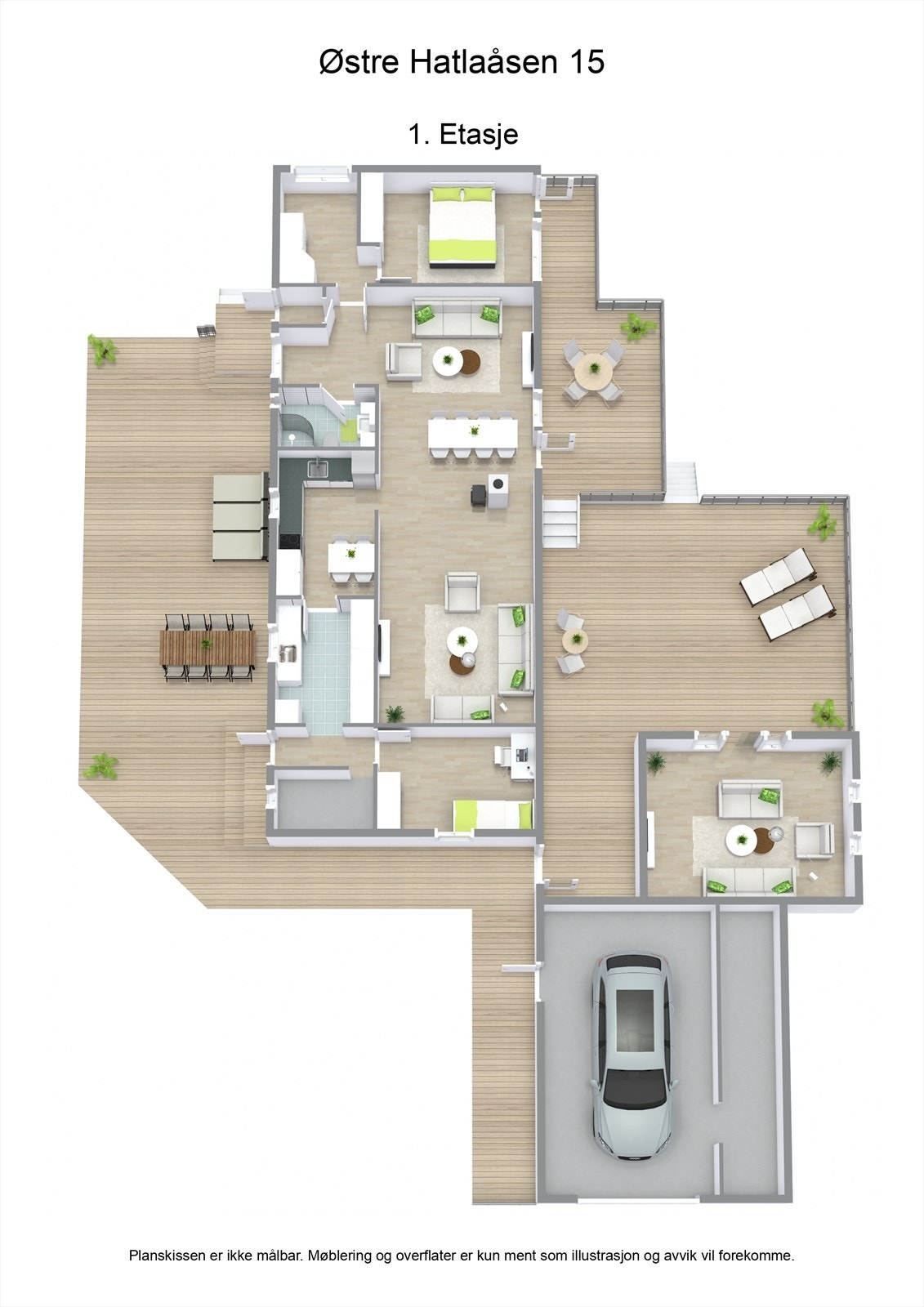 3 D plantegning Galleribilde