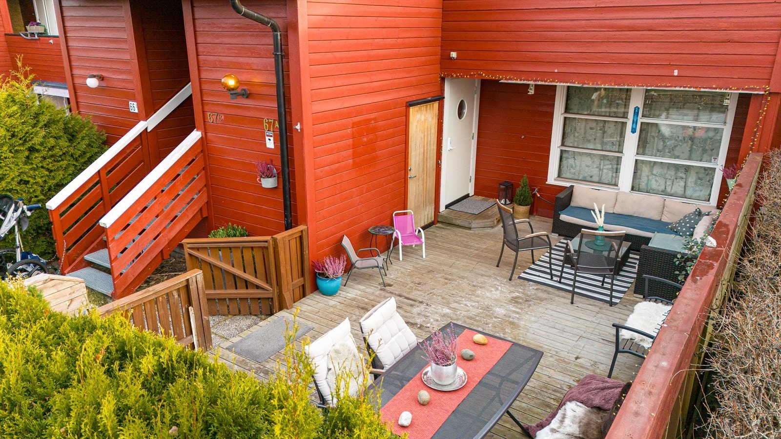 Her kan kveldssol nytes med godt selskap Galleribilde