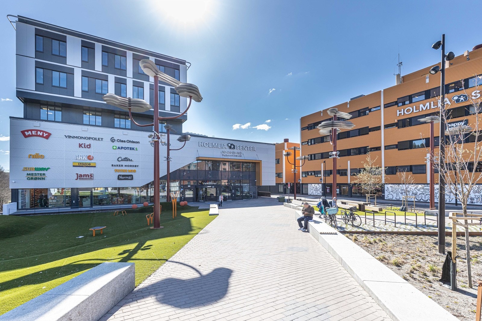 Kort vei til nye Holmlia senter Galleribilde