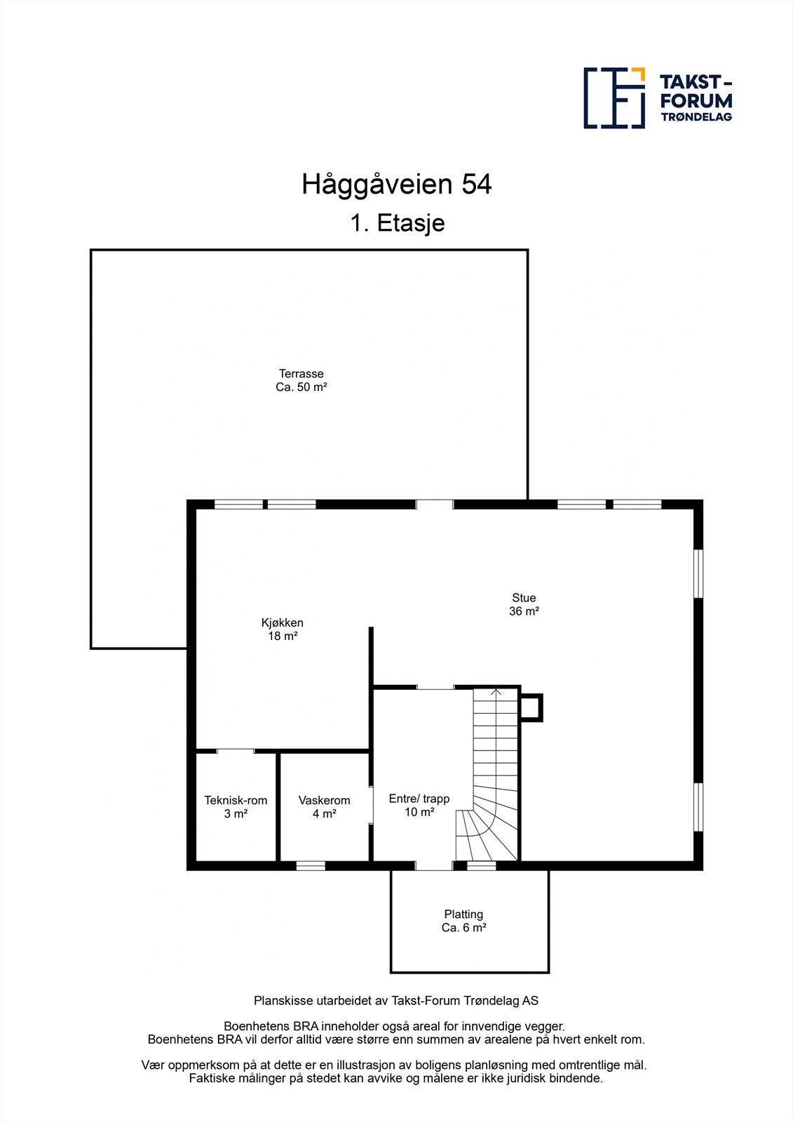 Planløsning 1. etasje. Galleribilde