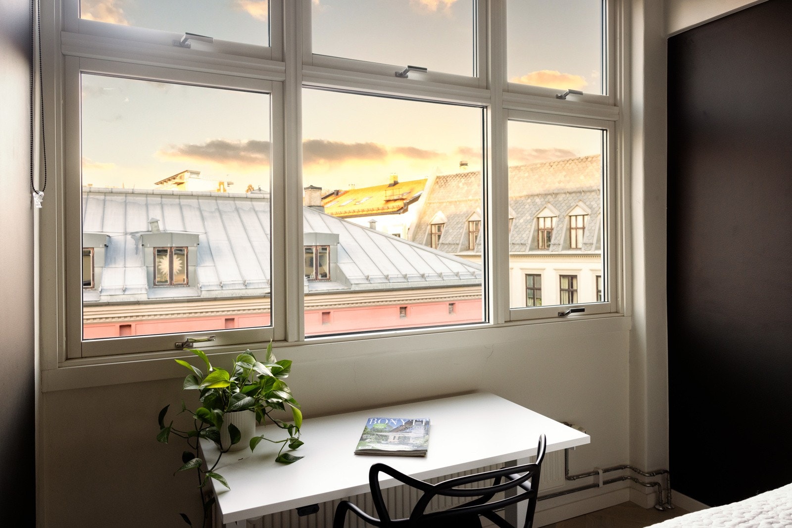 Fin utsikt også fra soverommet. Galleribilde