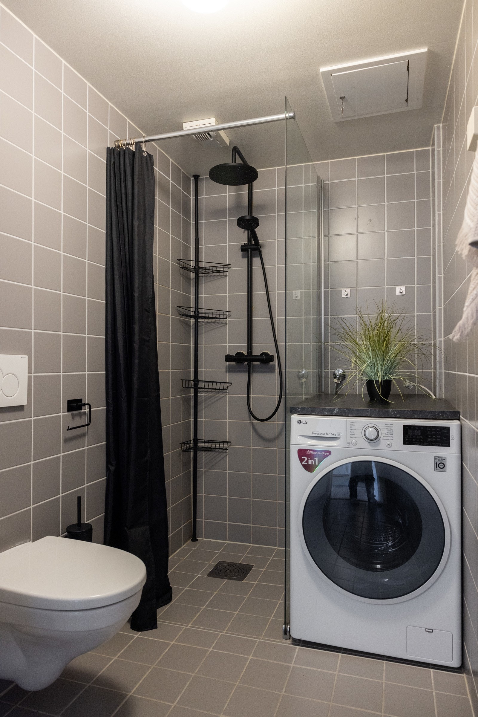 Opplegg for vaskemaskin. Galleribilde