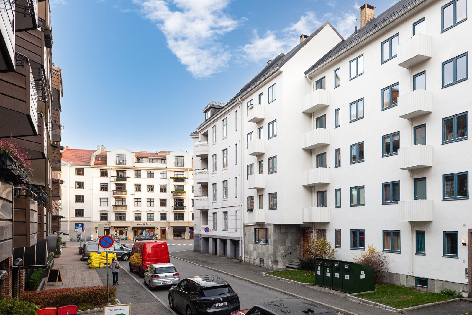 Fasade - her bor du i et ettertraktet område nær kollektivtilbud og ellers alt Frogner og Oslo har å by på Galleribilde