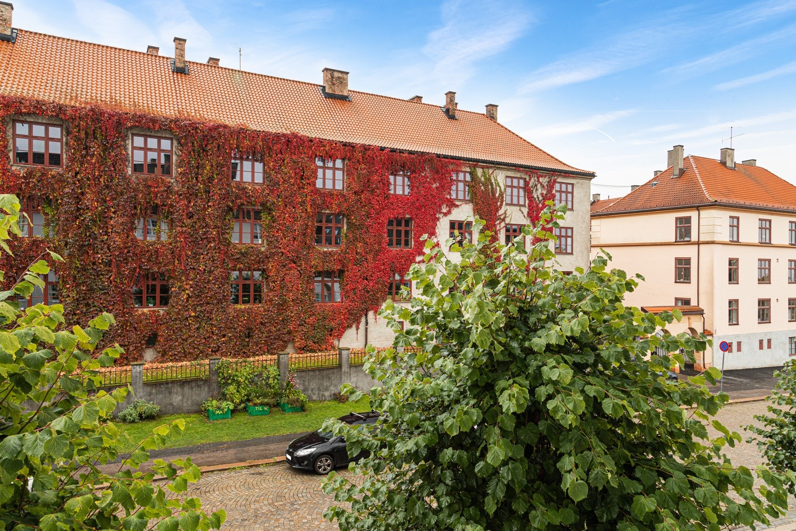 Store vindusflater langs hele leiligheten slipper inn mye naturlig lys, samt nydelig utsikt. Galleribilde