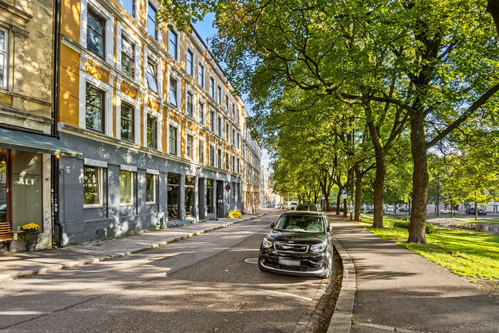 Leiligheten ligger meget sentralt til på Alexander Kiellands plass Galleribilde
