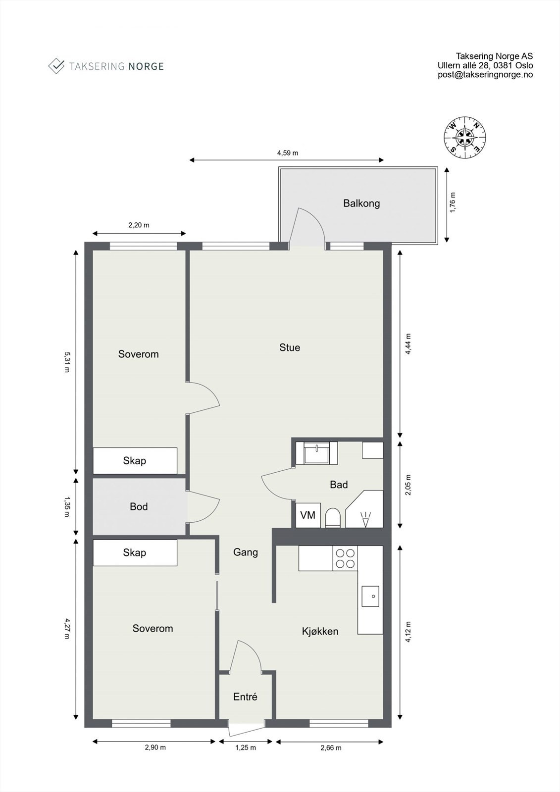 Planskisse. Galleribilde