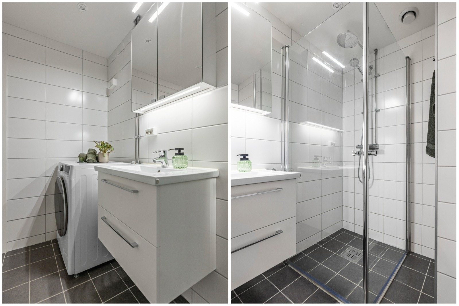 Behagelig termostatstyrte varmekabler i gulv. Galleribilde